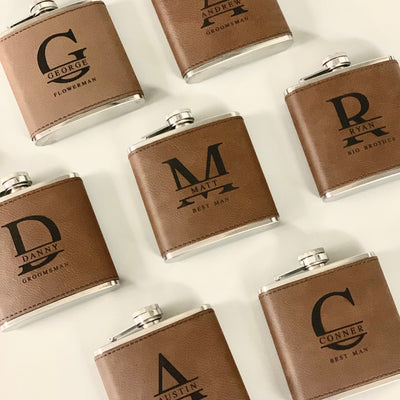 Personalized Groomsmen Flask