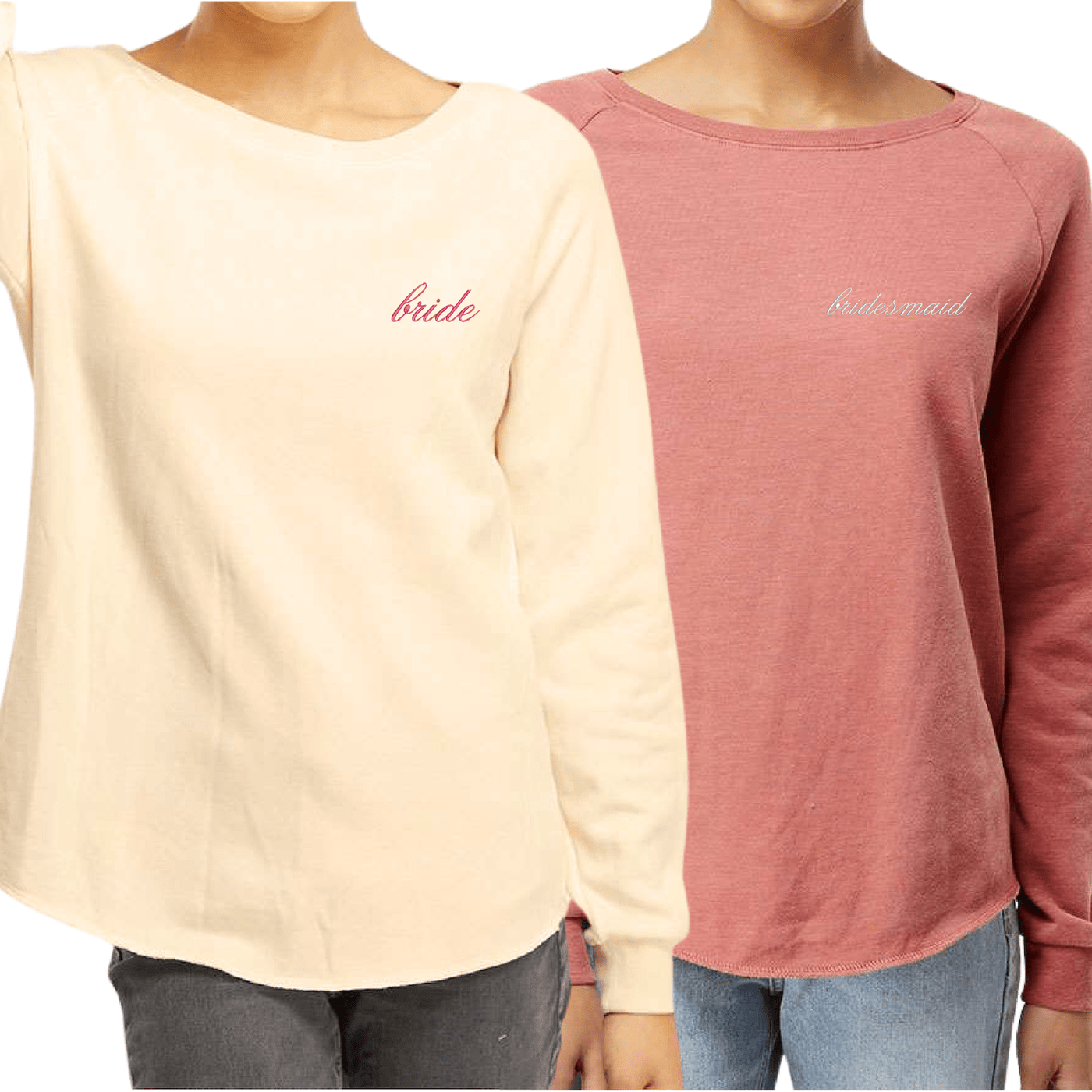 Personalized Embroidered Bridal Party Loungewear