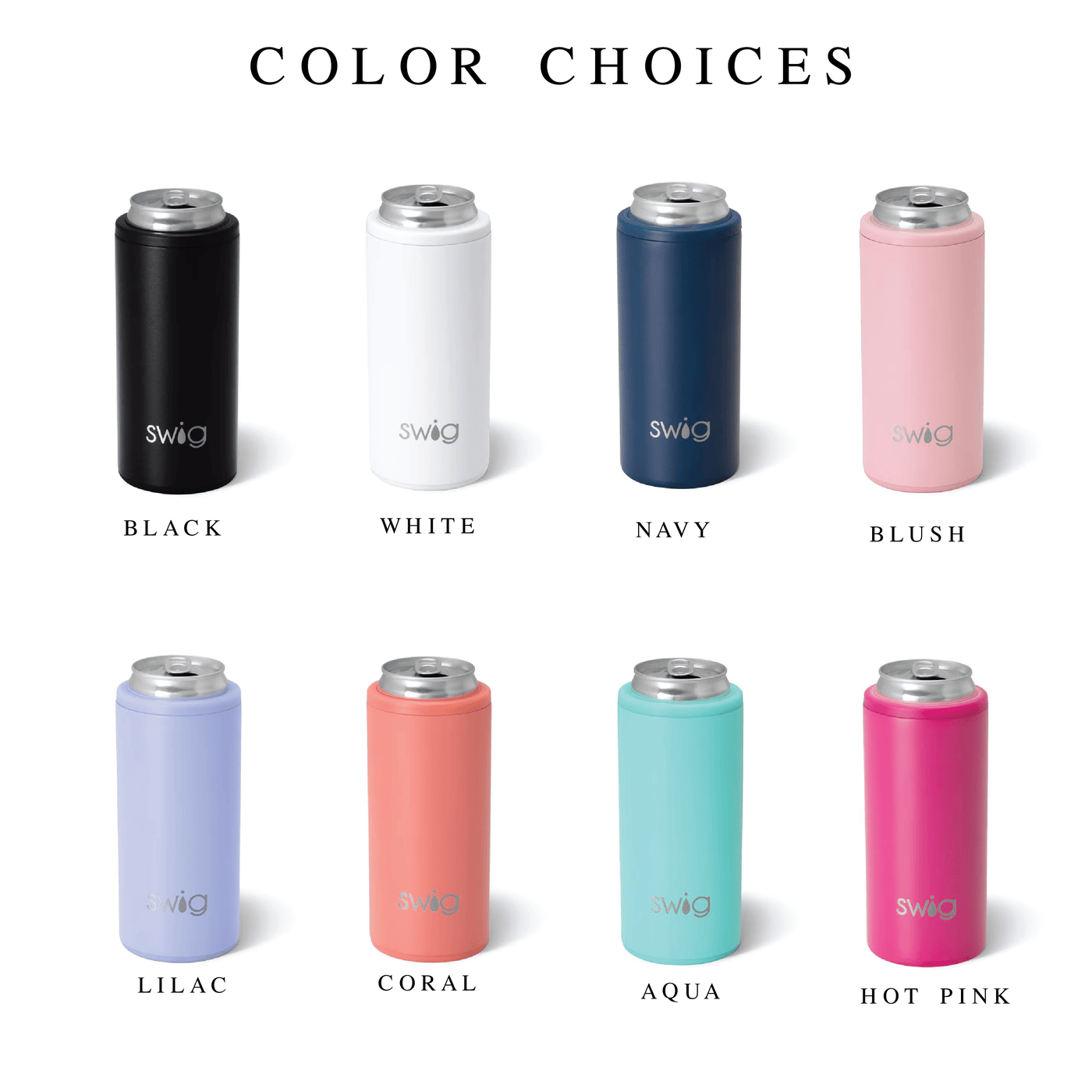 Personalized Skinny Can Coolers