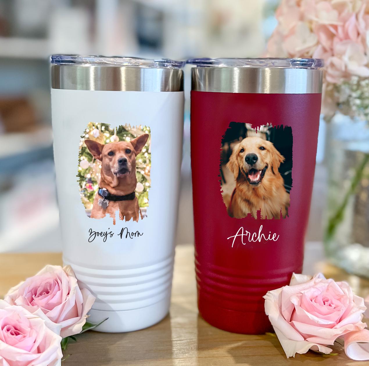 Custom Pet Photo Tumbler - Barn Street Designs