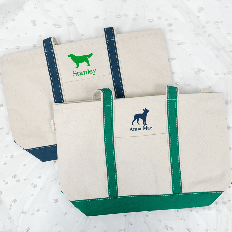 Personalized Dog Classic Tote Bag - Embroidery - Tote Bag