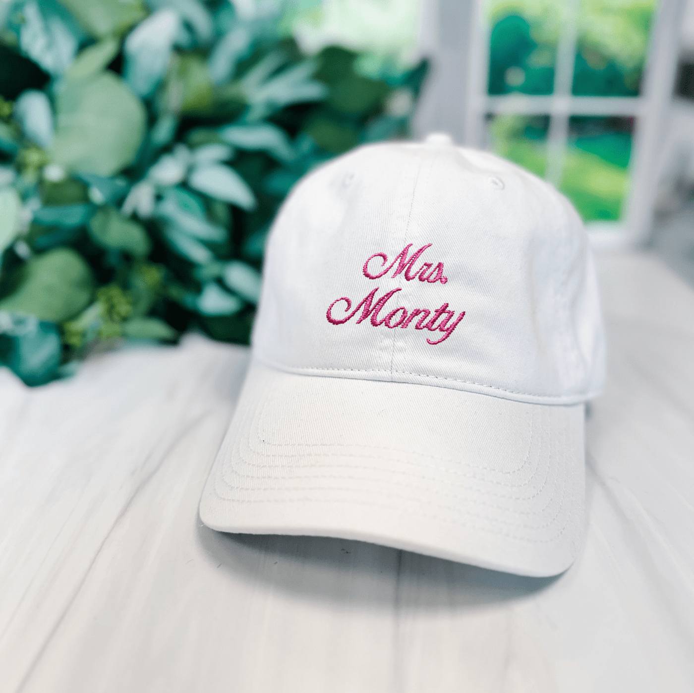 Personalized Mrs Relaxed Hat