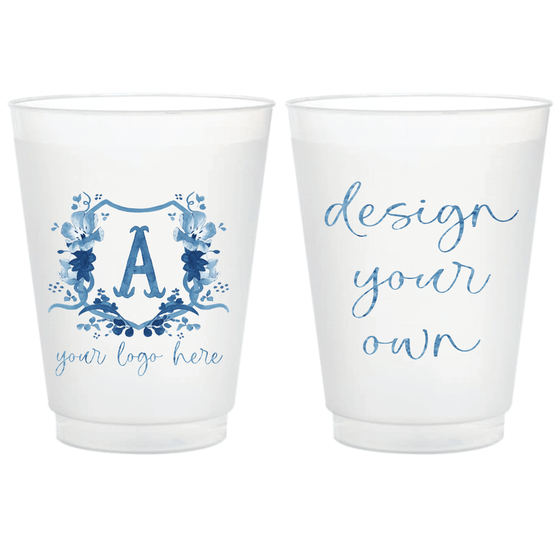 Custom Full Color Frosted Plastic Cups - Cup - Frosted Full Color - DIY