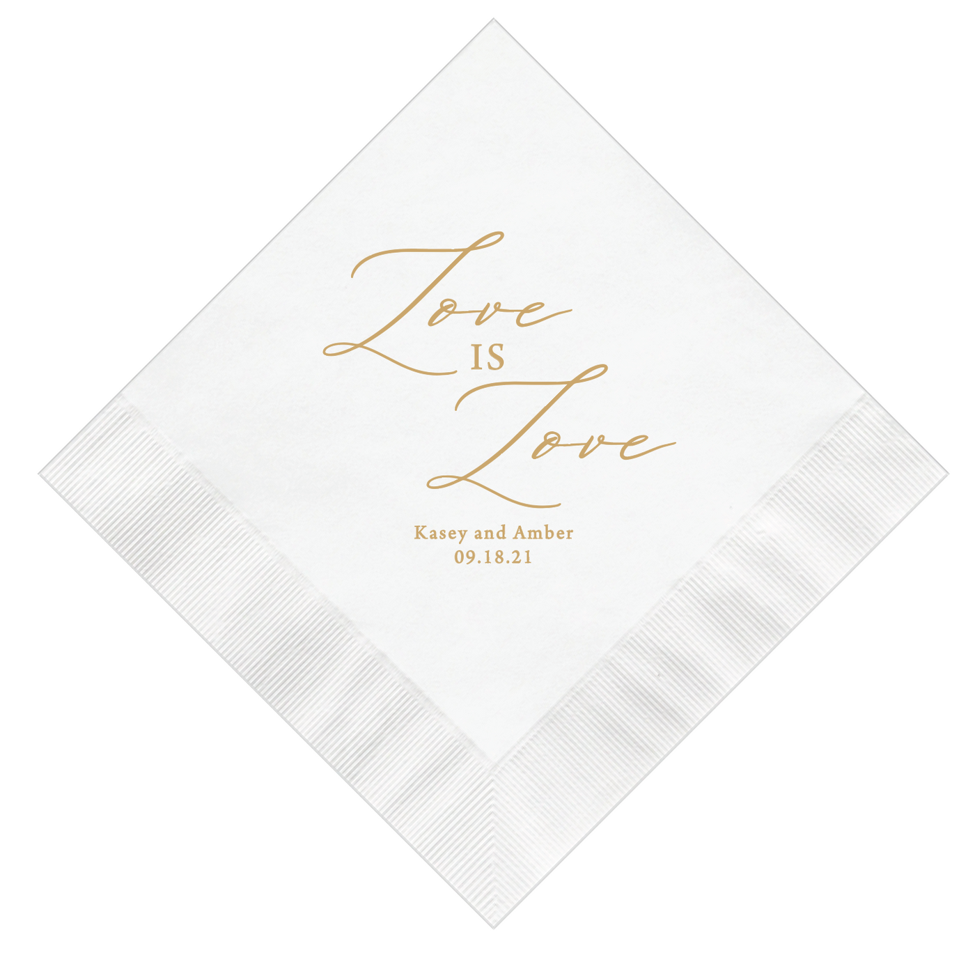 LGBTQ Wedding Napkins - More Options Available