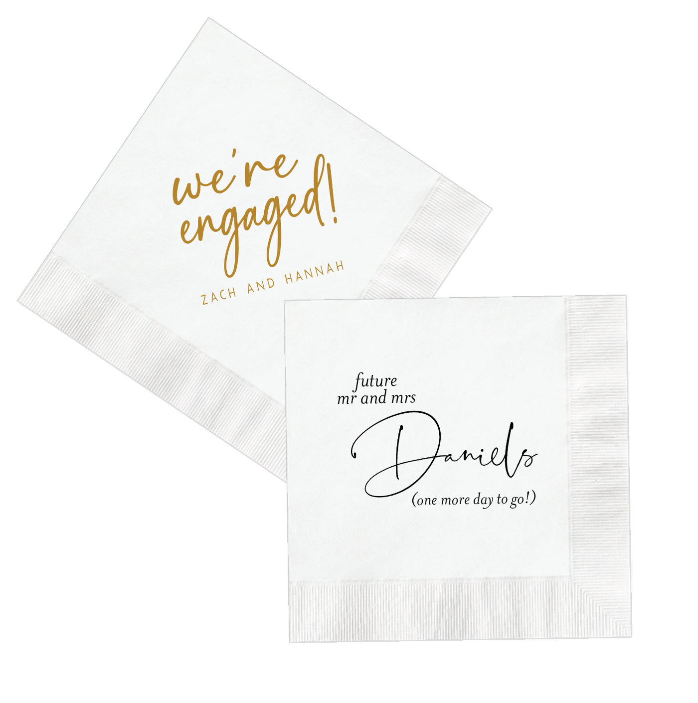 Engagement & Rehearsal Napkins