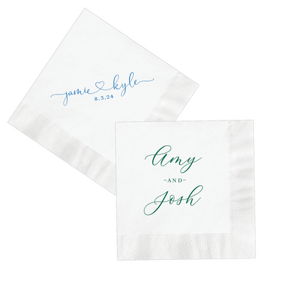 First Name Wedding Napkins