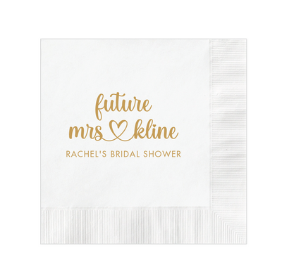 Future Mrs Bridal Shower Napkins