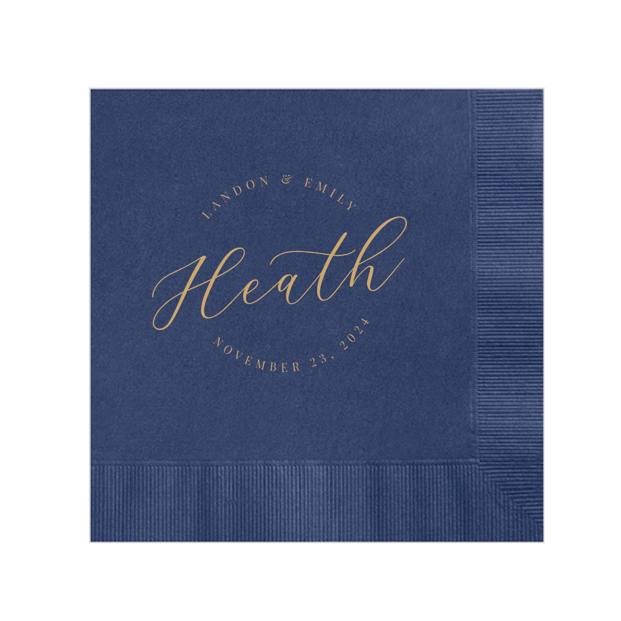 Personalized Wedding Cocktail Napkins