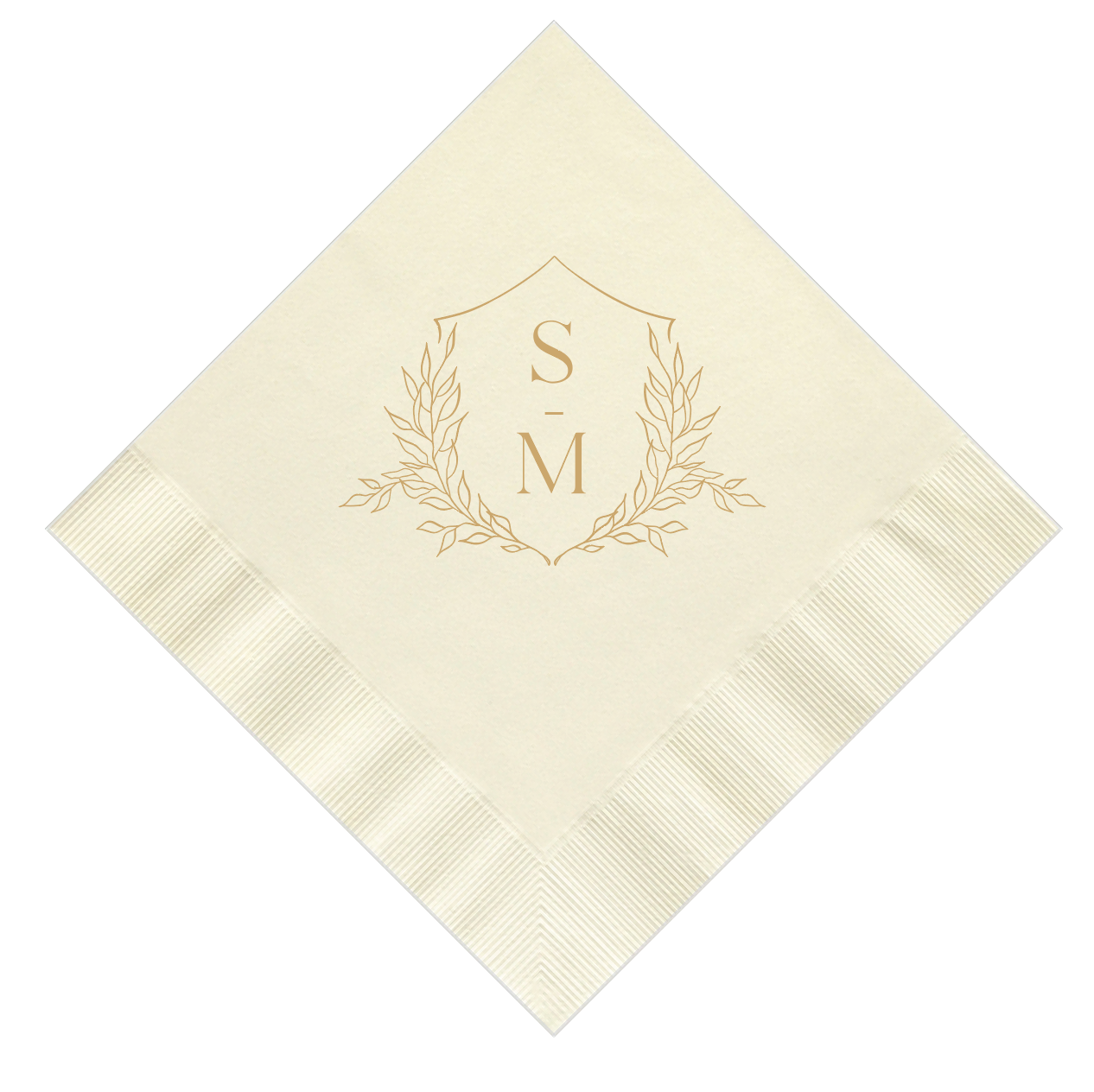 Classic Monogram Napkins for Wedding Decor