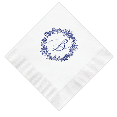 Personalized Monogram Wedding Napkins