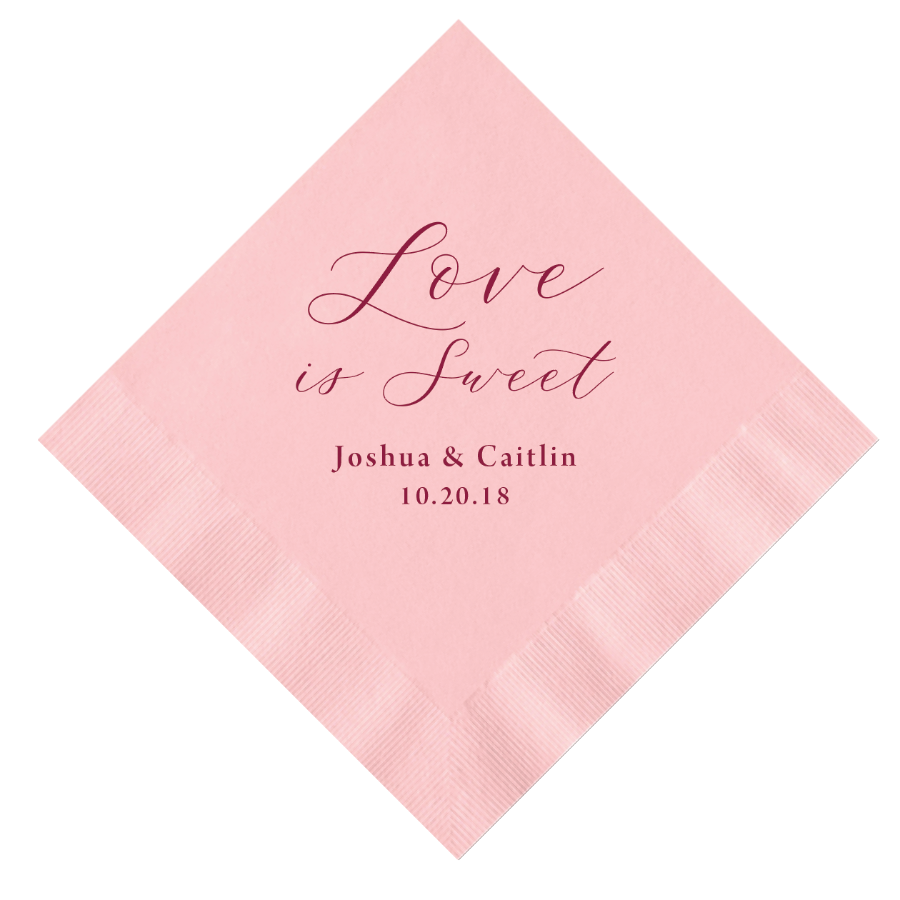 Love is Sweet Wedding Napkins