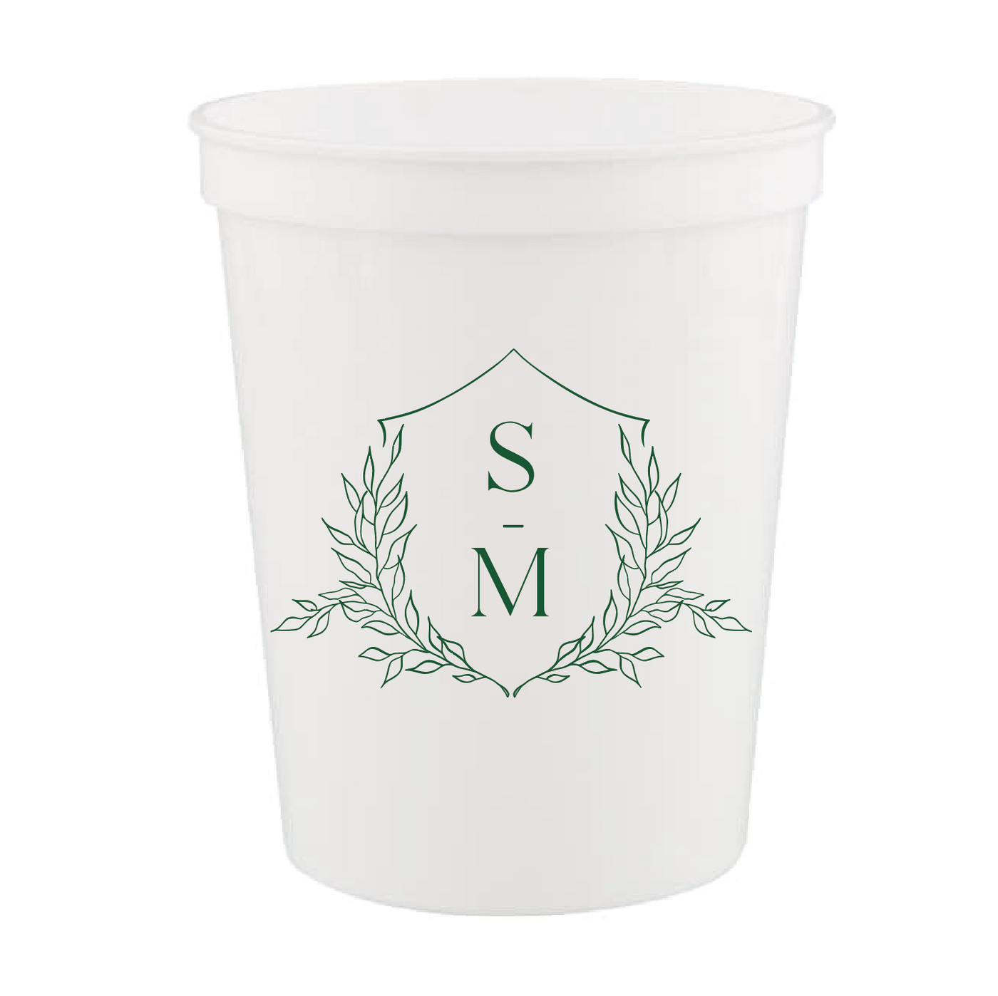 Custom Personalized Wedding Stadium Cups