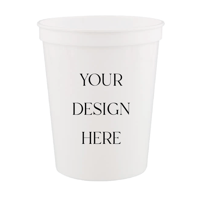 Custom Stadium Party Cups (Design Your Own) - Cup - Stadium - DIY