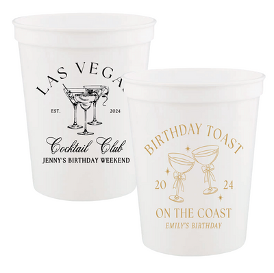 Girl's Trip Birthday Stadium Cups