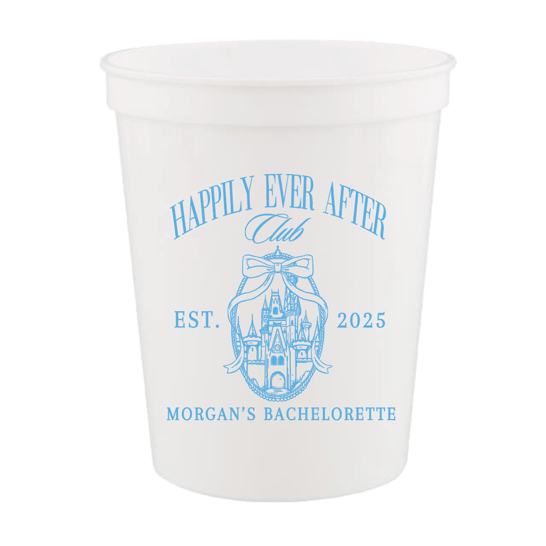 Happily Ever After Club Bachelorette Stadium Cups - Cups - Stadium - Bachelorette