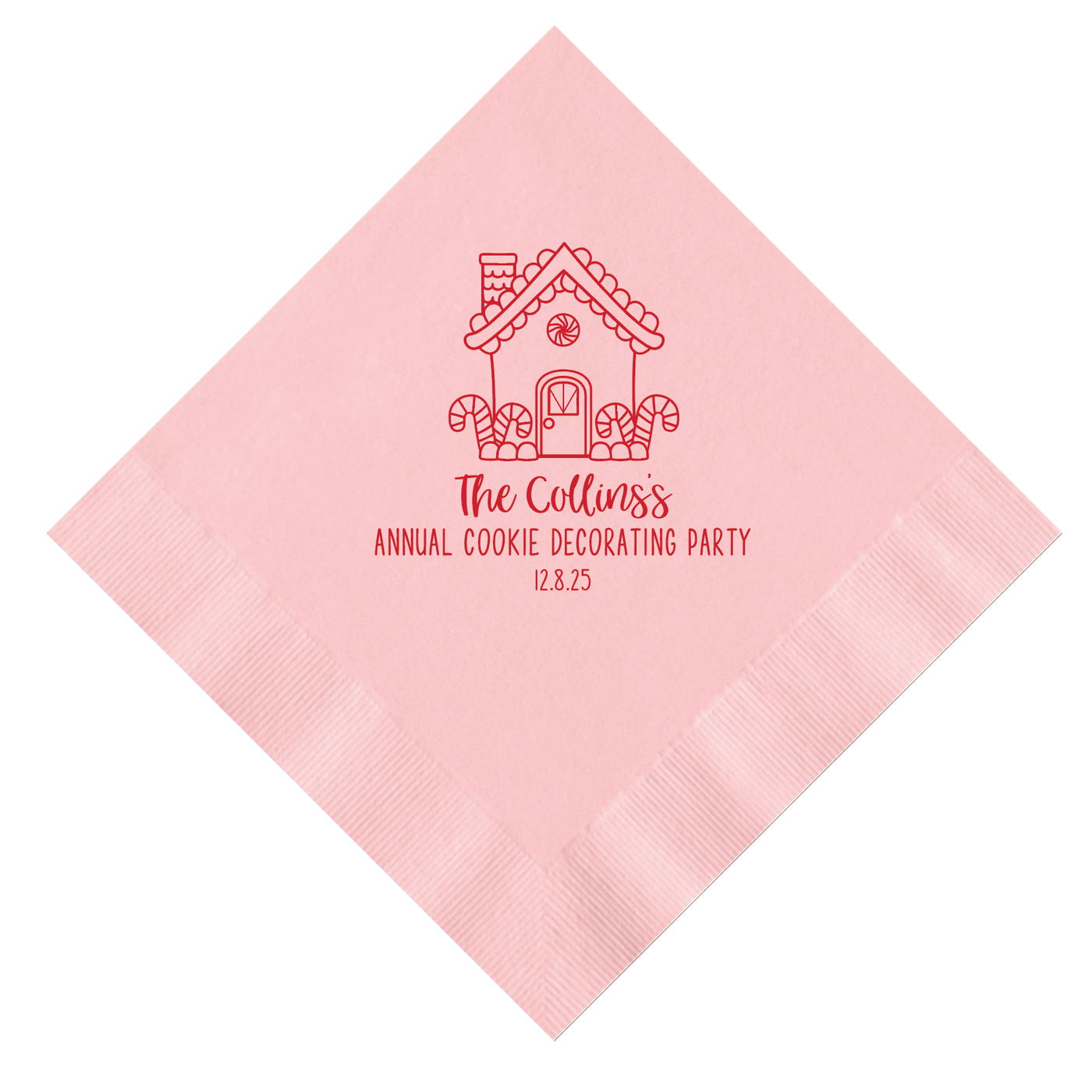 Christmas Cookie Exchange Personalized Napkins