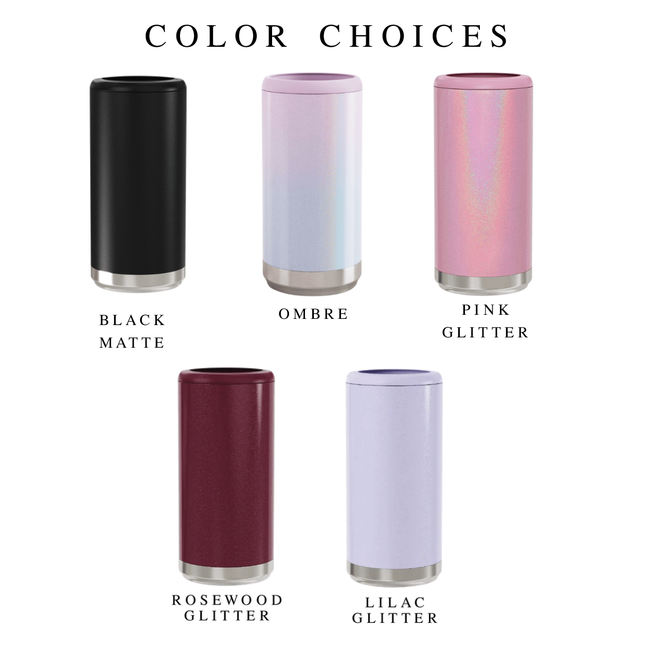 Personalized Skinny Can Coolers - CLEARANCED