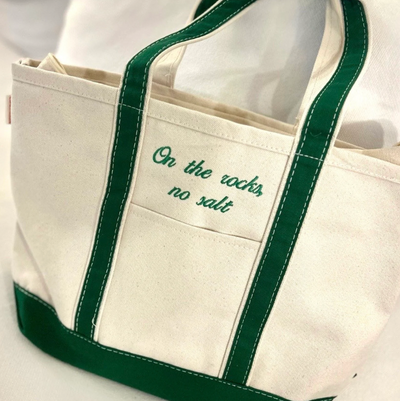 On the Rocks, No Salt Boat Tote Bag