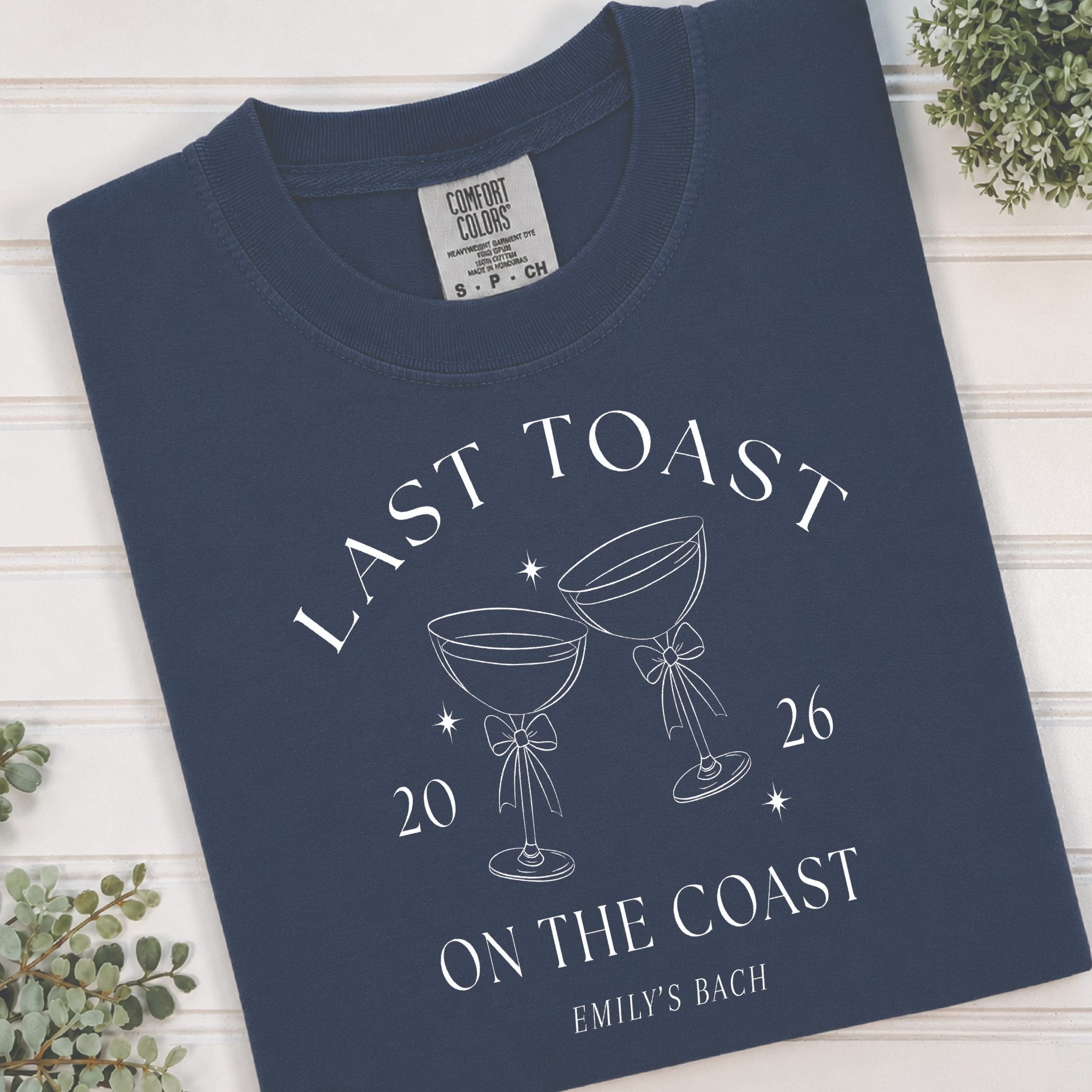Last Toast on the Coast Bachelorette T-Shirt