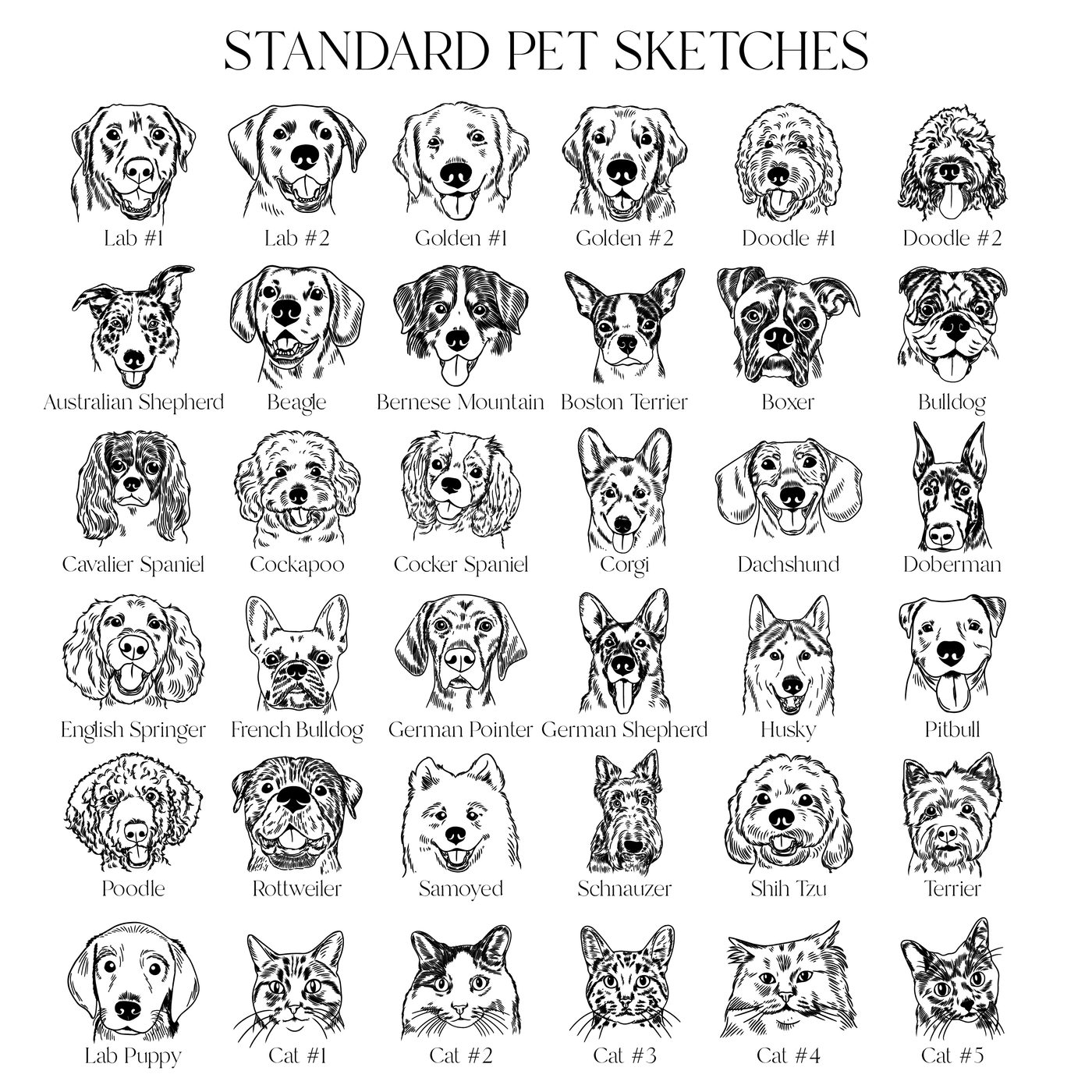 Custom Illustrated Pet Can Holder