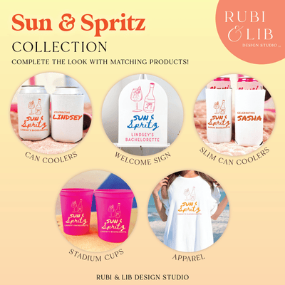 Sun & Spritz Bachelorette Stadium Cups - Cups - Stadium - Bachelorette