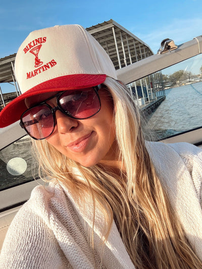 Bikinis & Martinis Vintage Trucker Hat