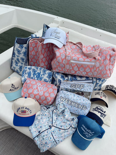 Lake it Easy - Navy Vintage Trucker Hat
