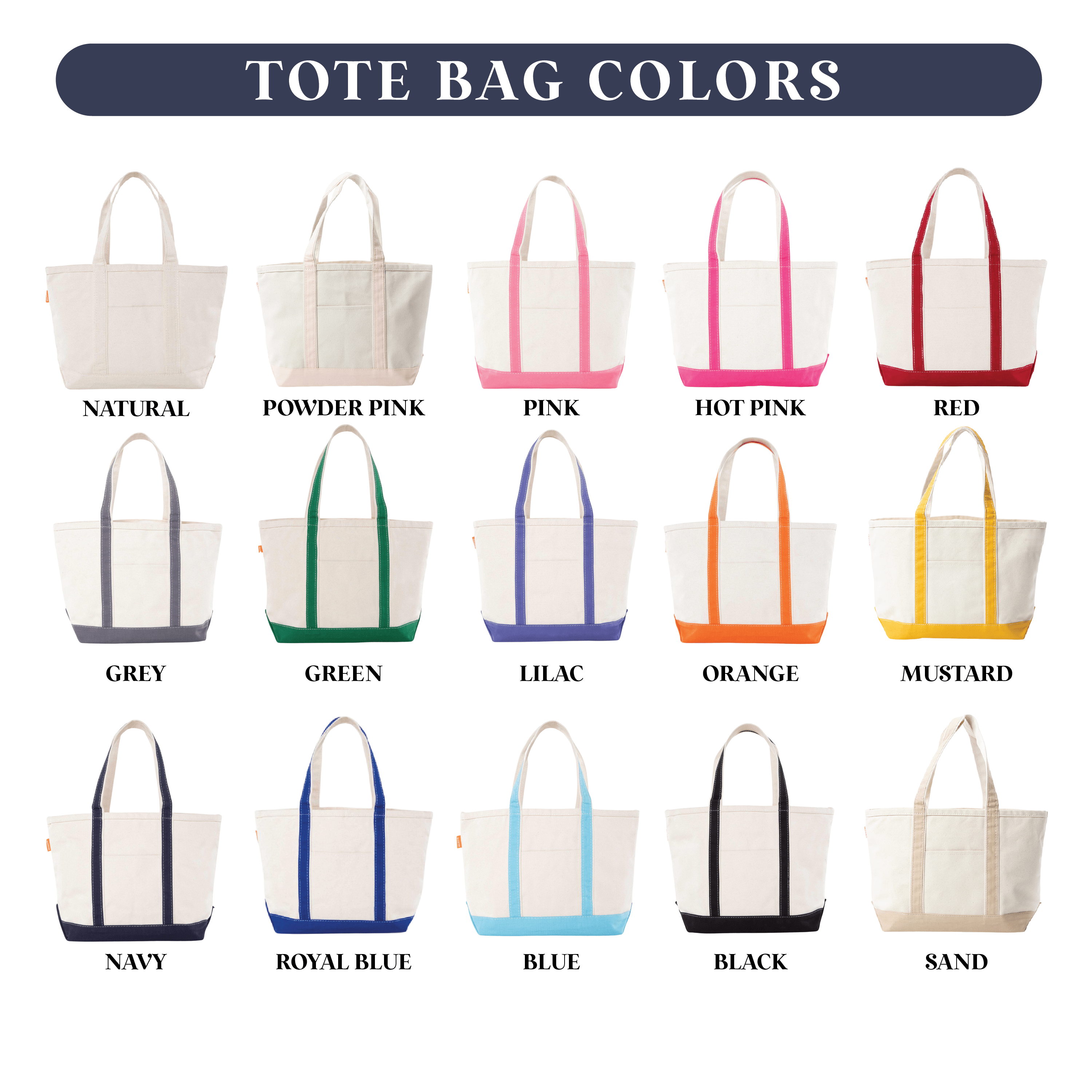 Design Your Own Canvas Tote Bag - Embroidery - Tote Bag