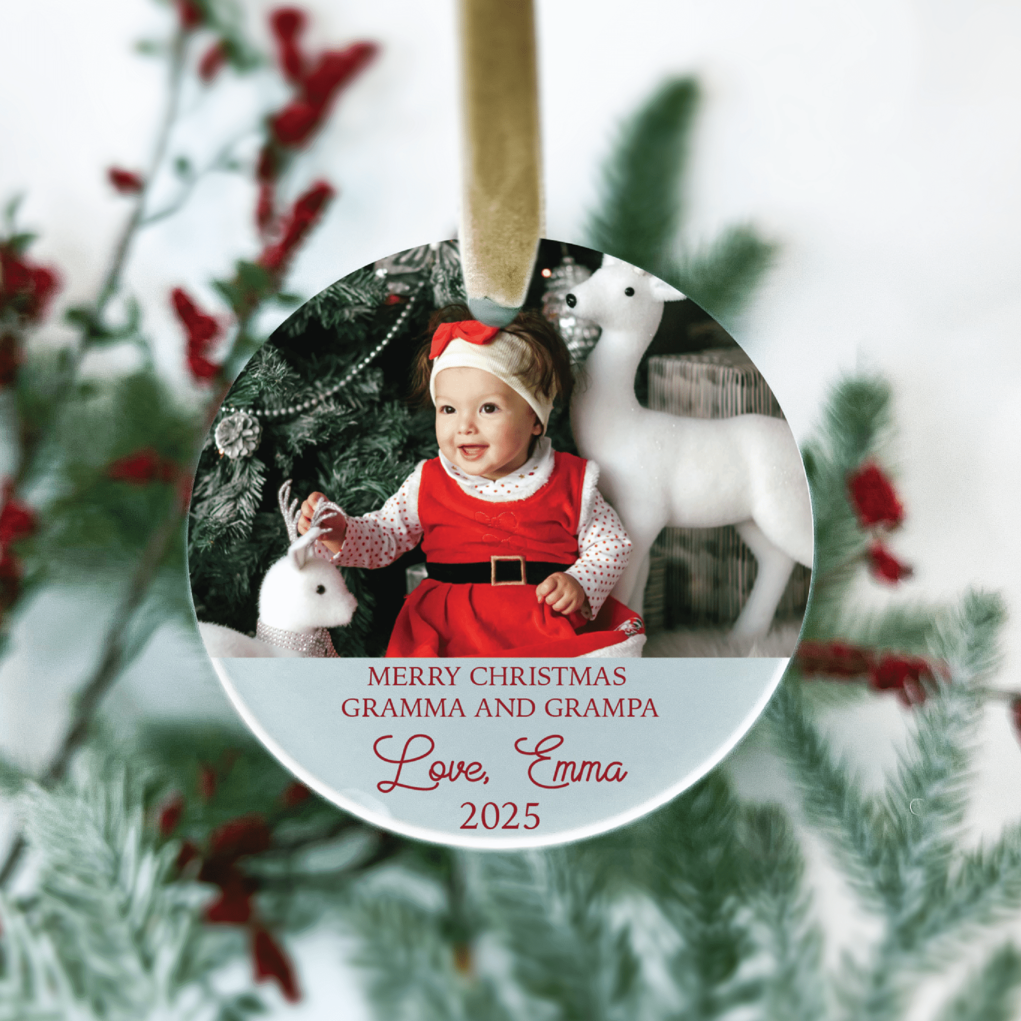 Children's Photo Ornament - Ornament - Acrylic