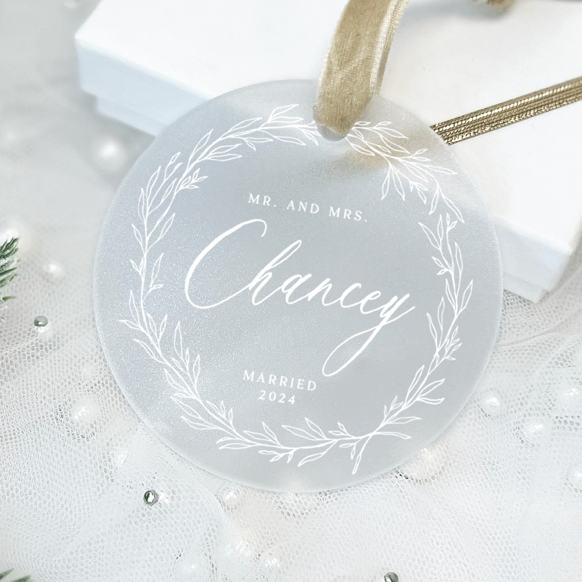 Personalized Christmas Ornament - Ornament - Acrylic