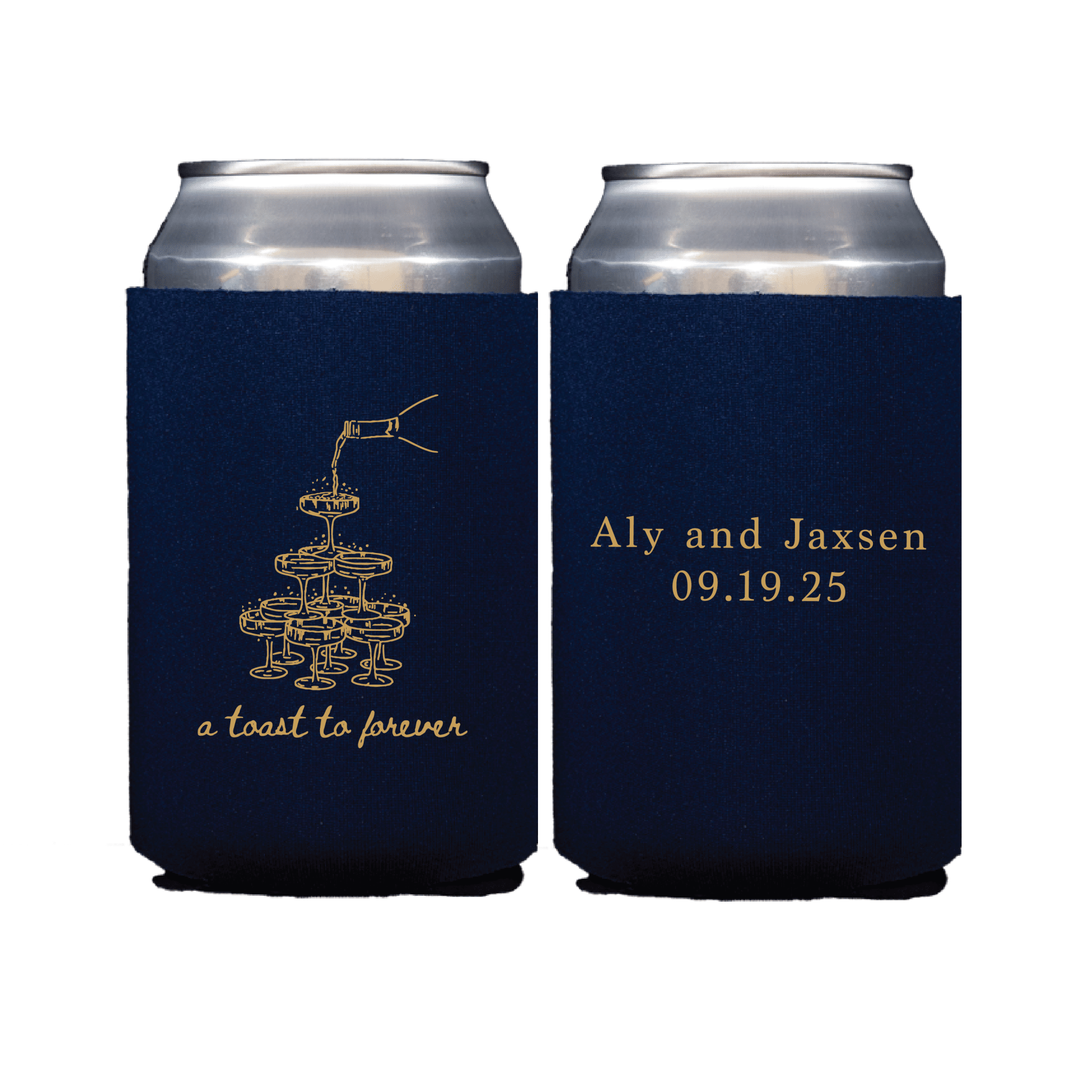A Toast to Forever Can Coolers - Can Cooler