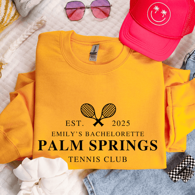 Palm Springs Tennis Club Bachelorette Sweatshirt