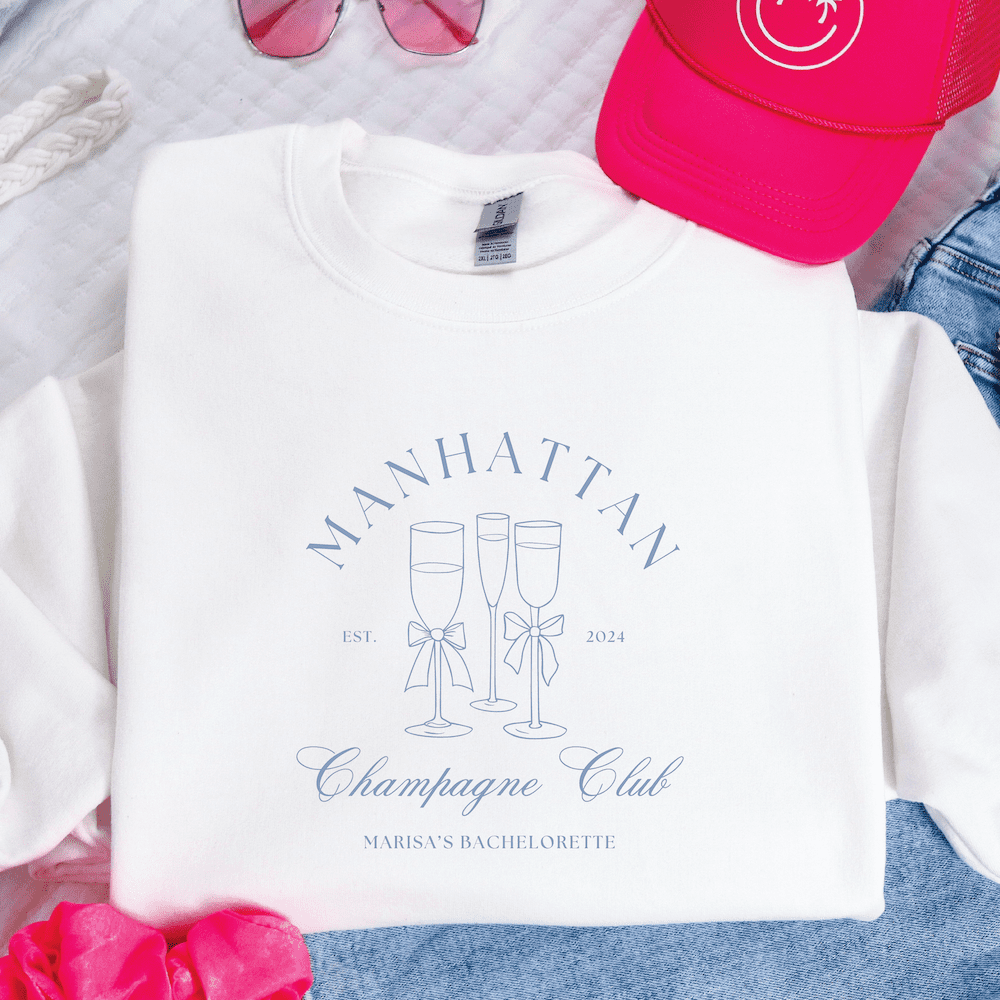 Champagne Club Bachelorette Sweatshirt