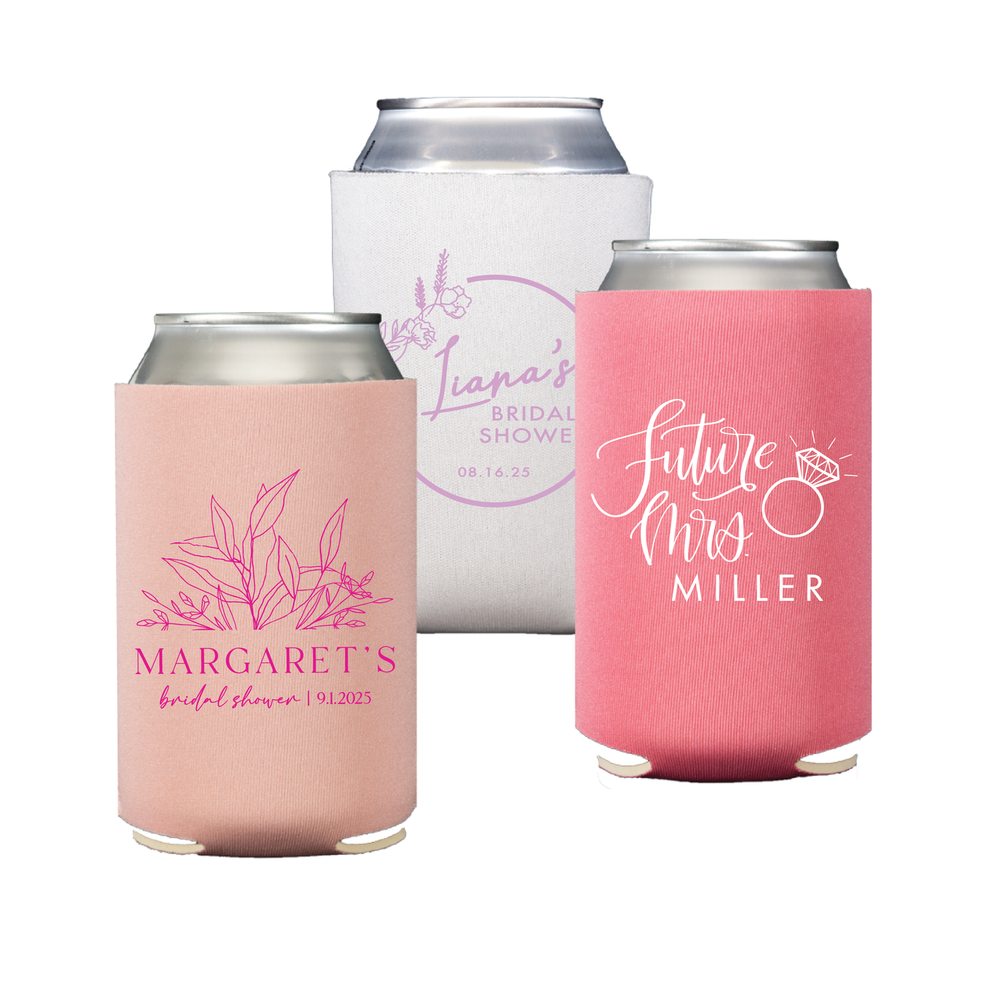 Bridal Shower Beer Can Cooler