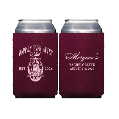 Happily Ever After Personalized Bachelorette Can Cooler