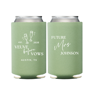 Veuve Before Vows Personalized Bachelorette Can Cooler