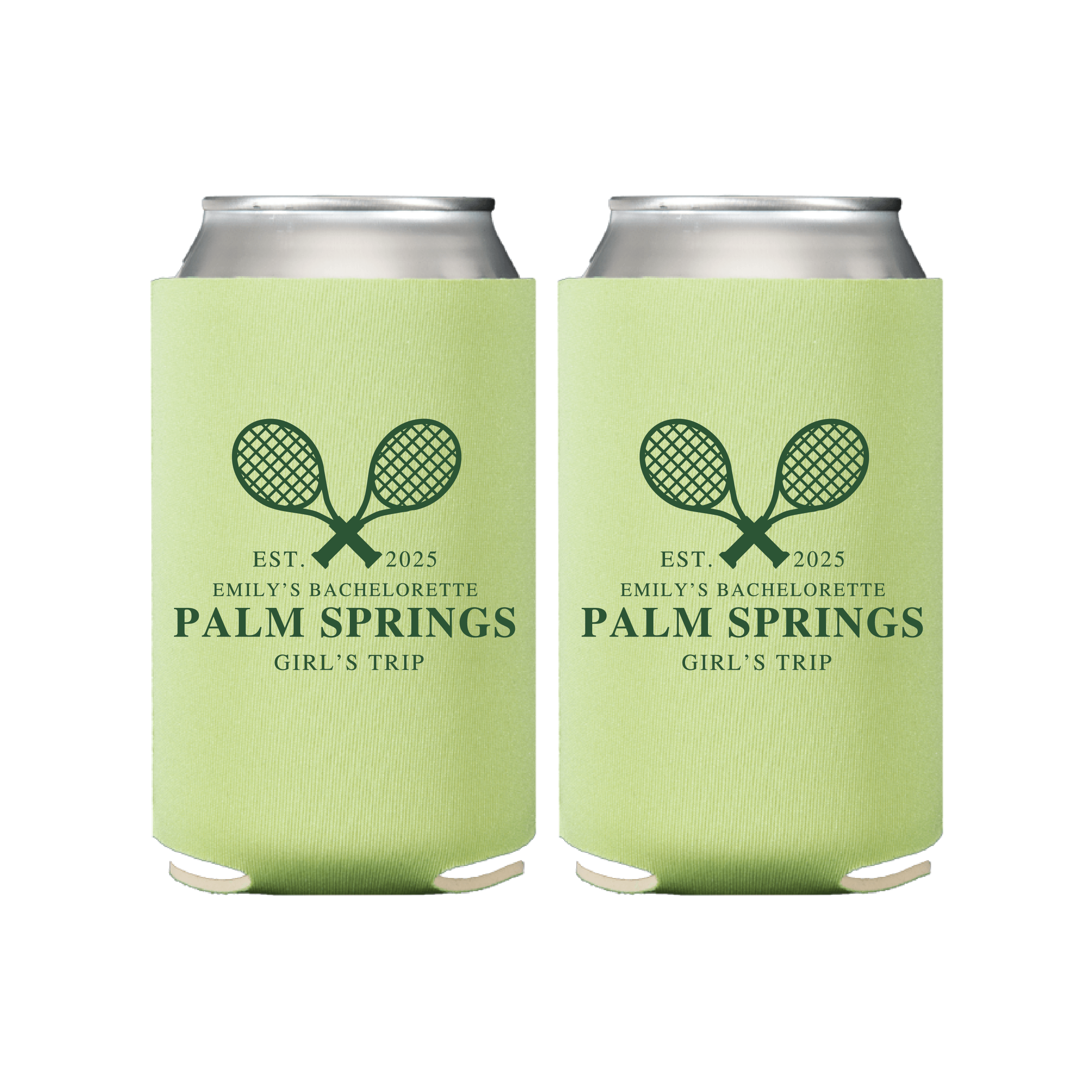 Tennis Club Bachelorette Can Cooler - Can Cooler