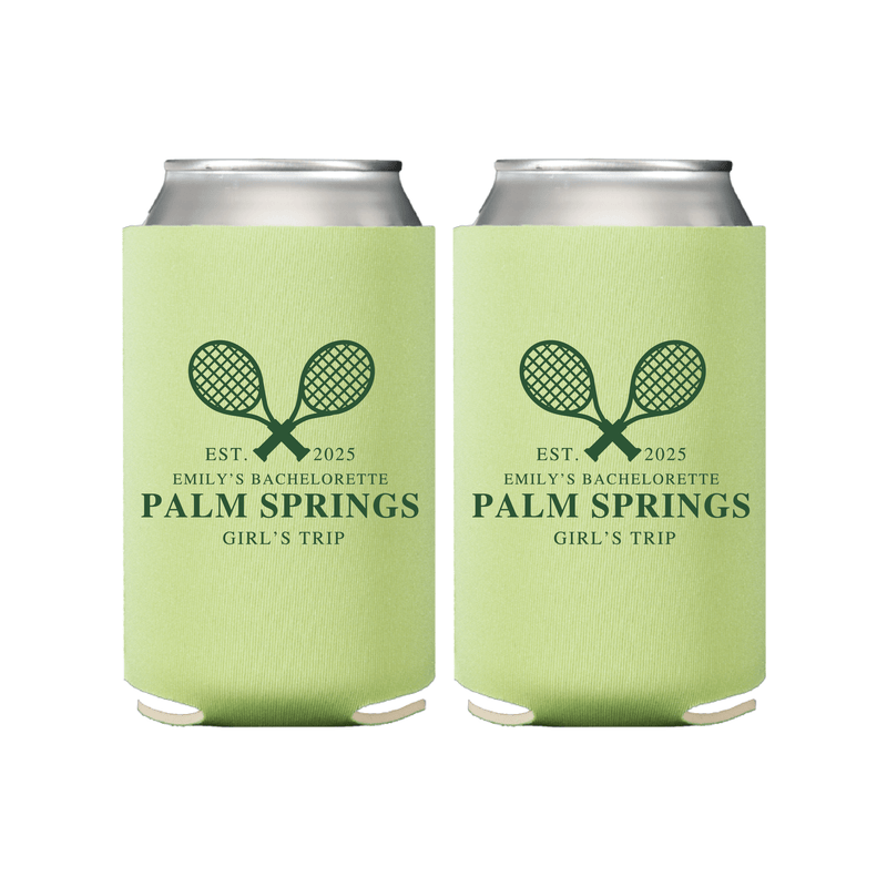 Tennis Club Bachelorette Can Cooler - Can Cooler