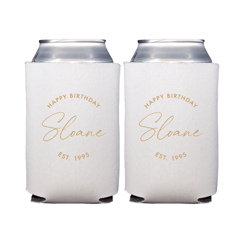 Born To Party Birthday Can Coolers