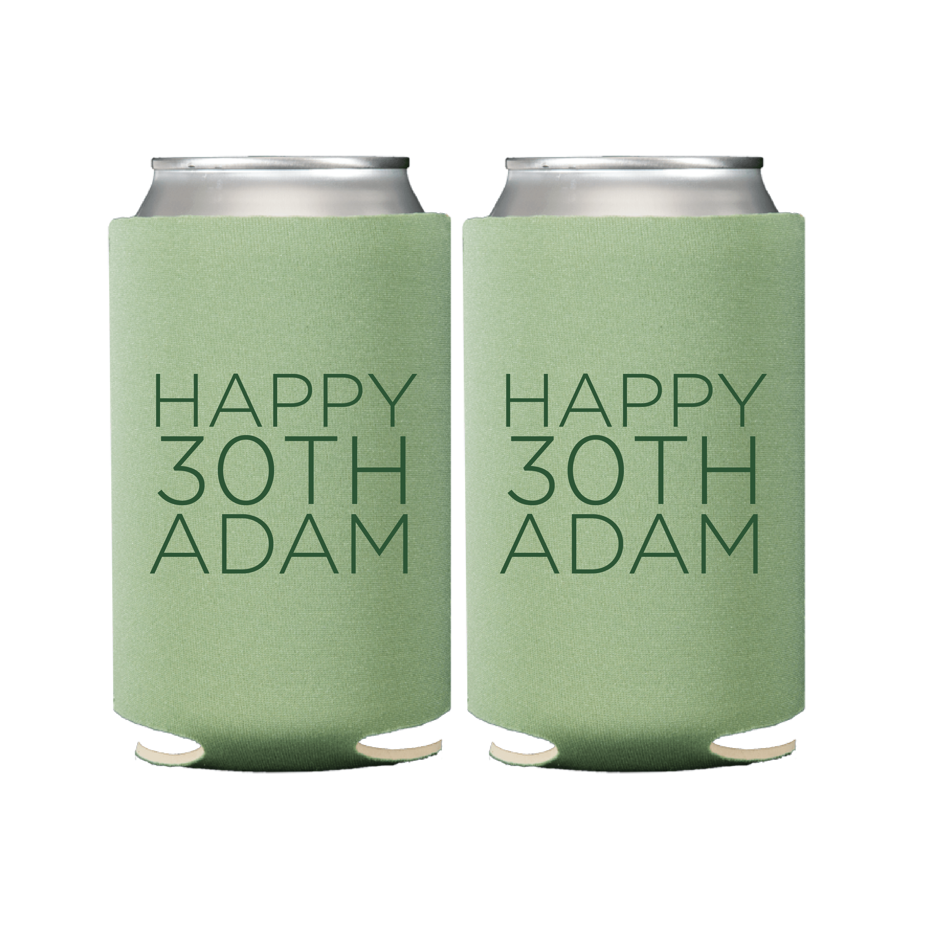 Milestone Age Birthday Can Coolers