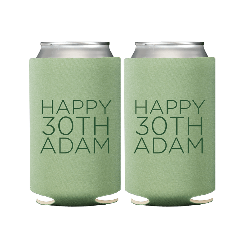 Milestone Age Birthday Can Coolers