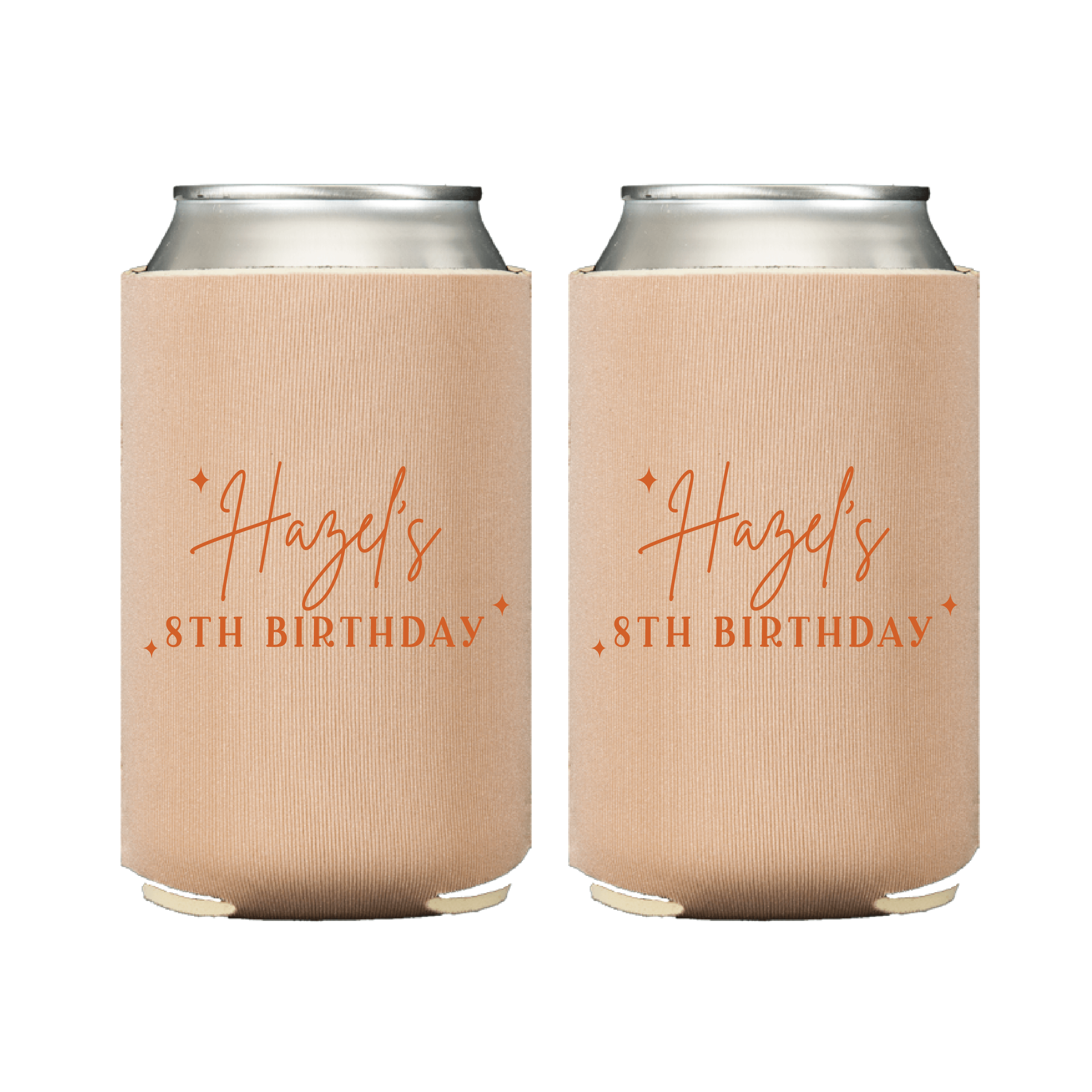 Sparkle and Shine Birthday Can Coolers