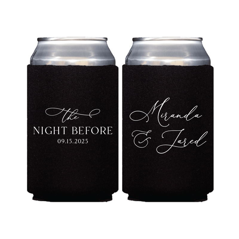 The Night Before Rehearsal Dinner Can Coolers - Can Cooler