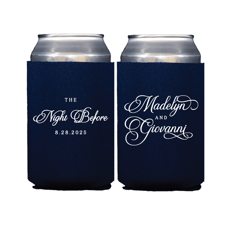 Elegant Night Before Can Coolers