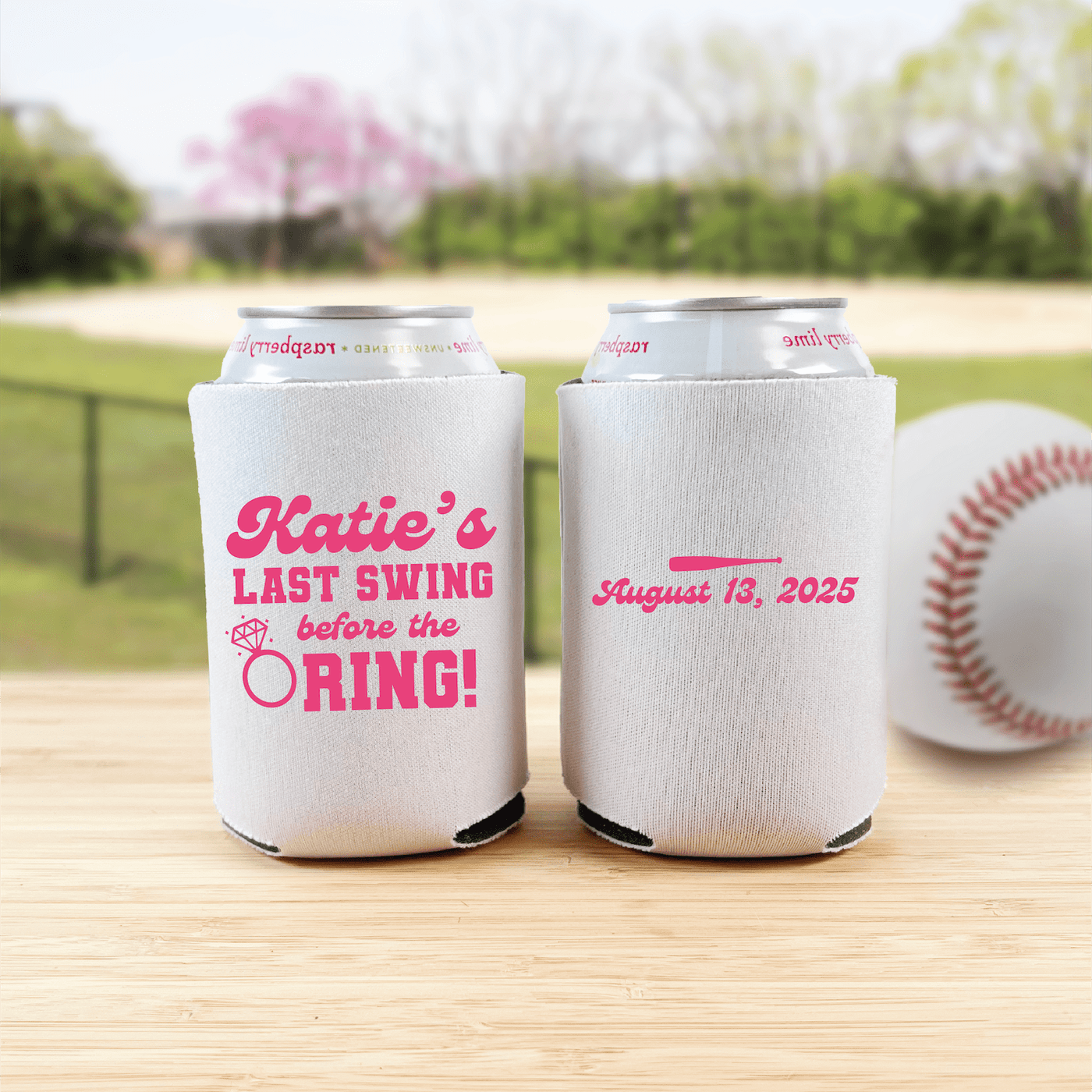 Last Swing Before The Ring Bachelorette Can Coolers