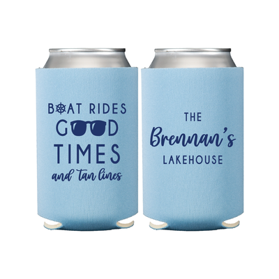 Boat Rides and Good Times Can Coolers