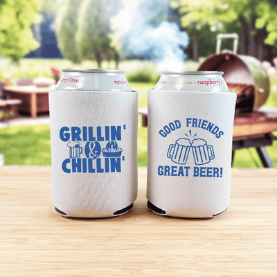 Grillin' & Chillin' Summer Party Can Coolers