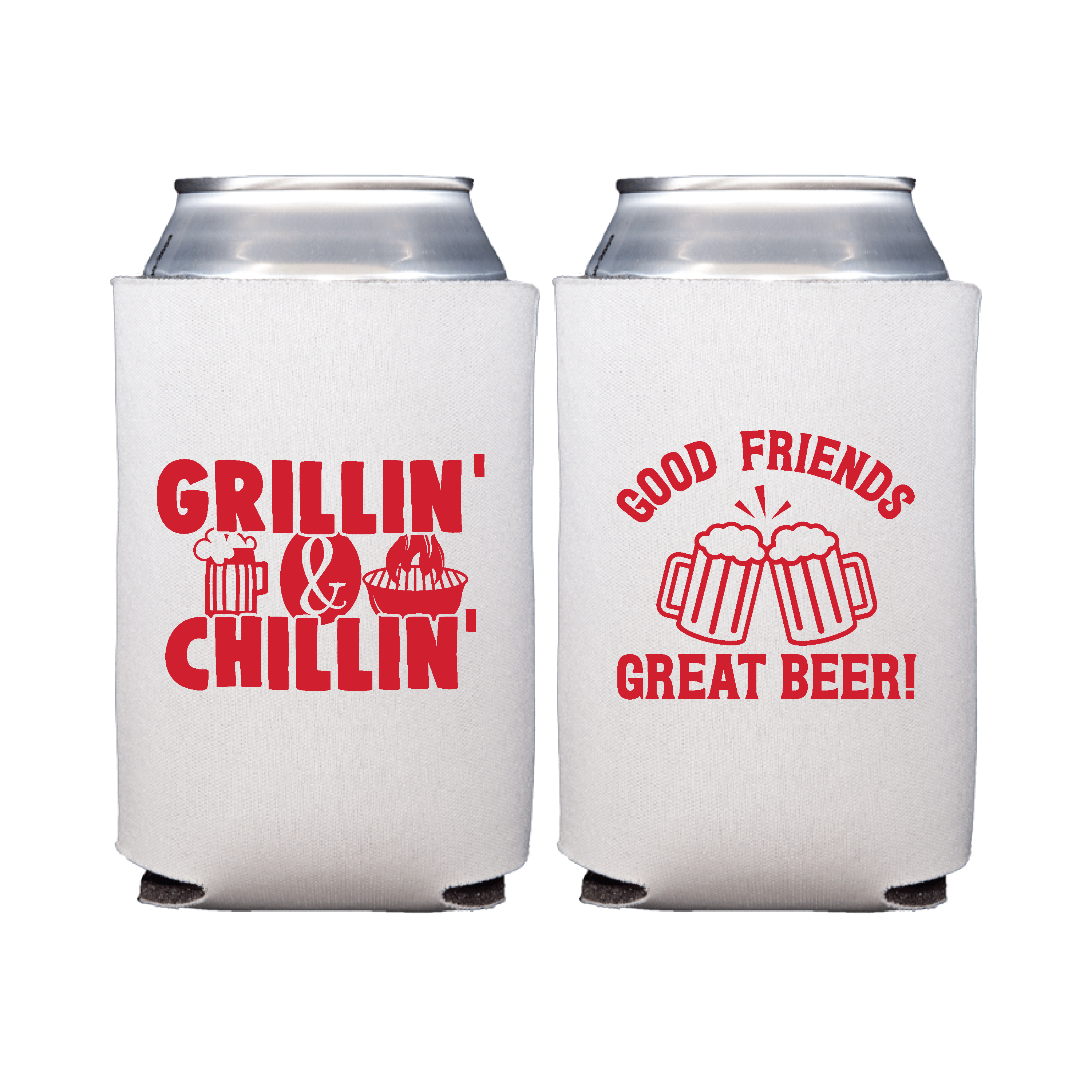 Grillin' & Chillin' Summer Party Can Coolers