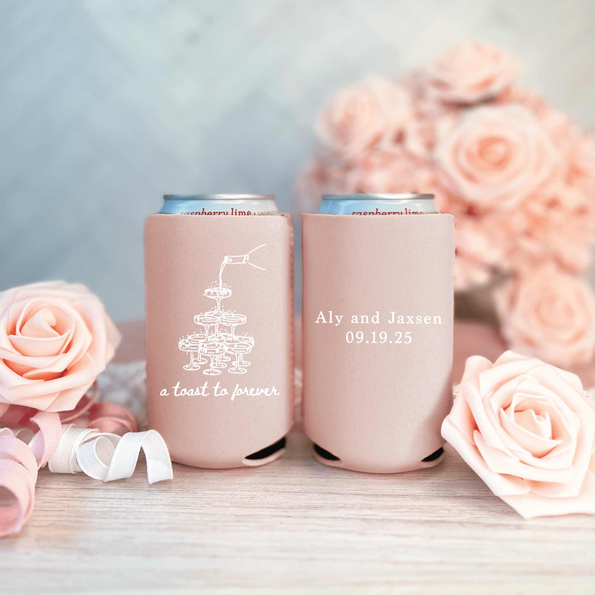 A Toast to Forever Can Coolers - Can Cooler