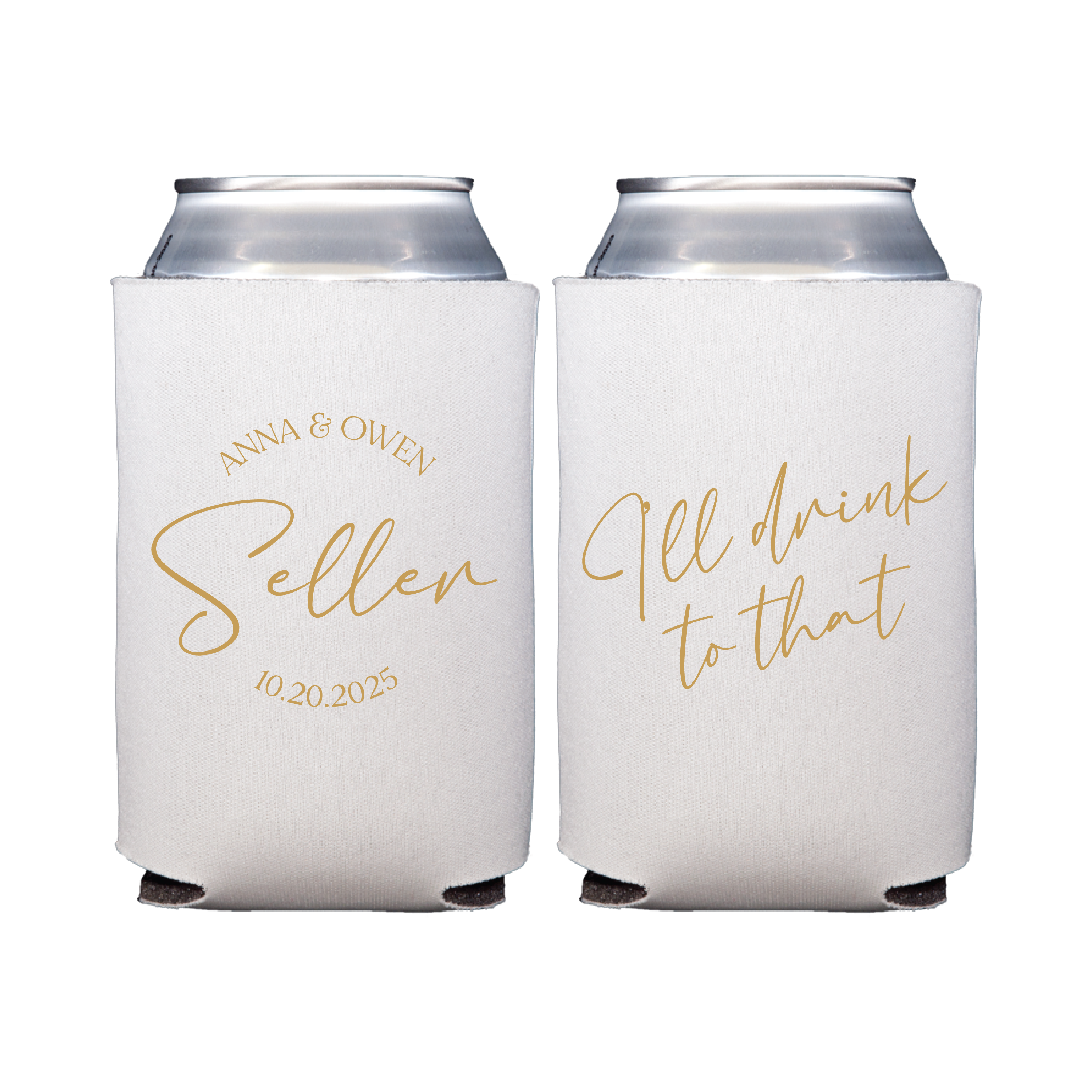 I'll Drink to That Wedding Can Coolers - Can Cooler